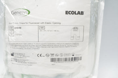 Genesys 8888M Mini C-Arm Drape for Fluoroscan with Elastic Opening 54in x 78in